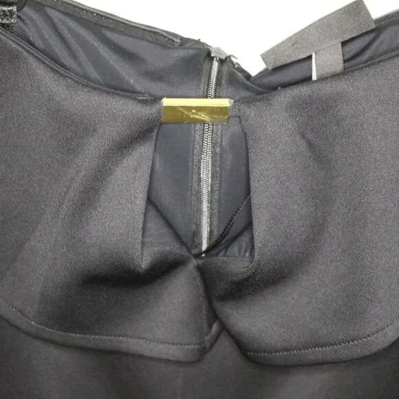 NWT Lane Bryant Off Shoulder Dress Black Scuba Plus Size 22 H10674 - Picture 5 of 12